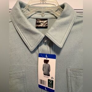 32 Degree Heat Women’s Green Shirt Jacket — NWT